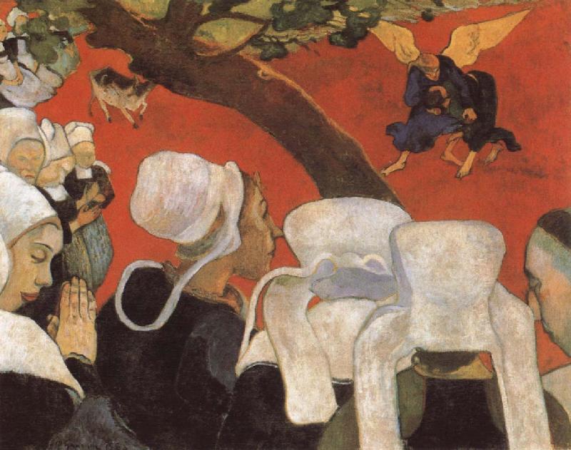 Paul Gauguin Jacob Wrestling with the Angel